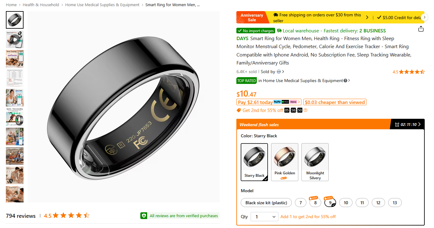 Reverse Engineering ZYHQ Smart Rings - Sniffing BLE Health Telemetry in Real Time