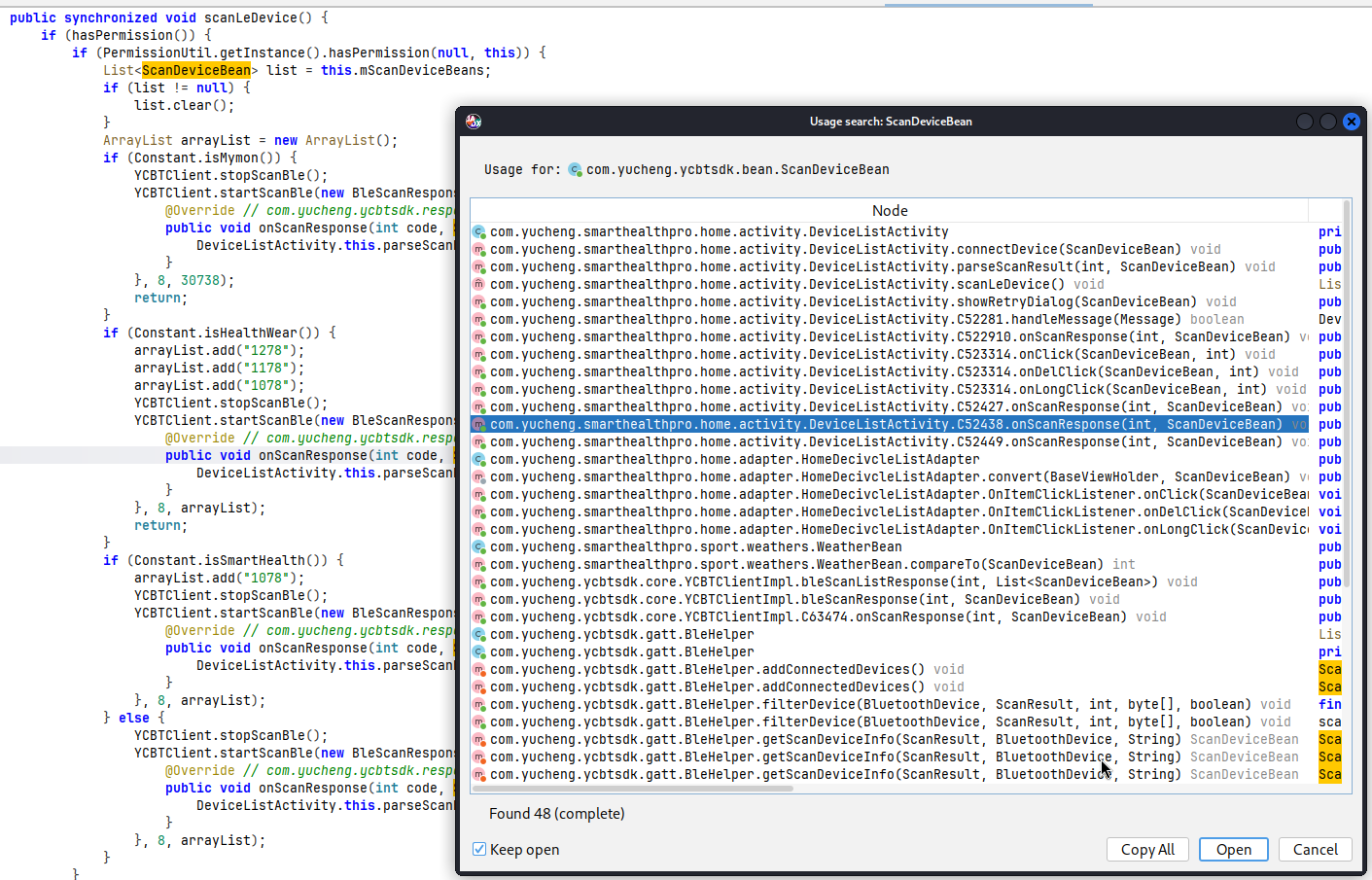 parseScanDeviceInfo Java method body
