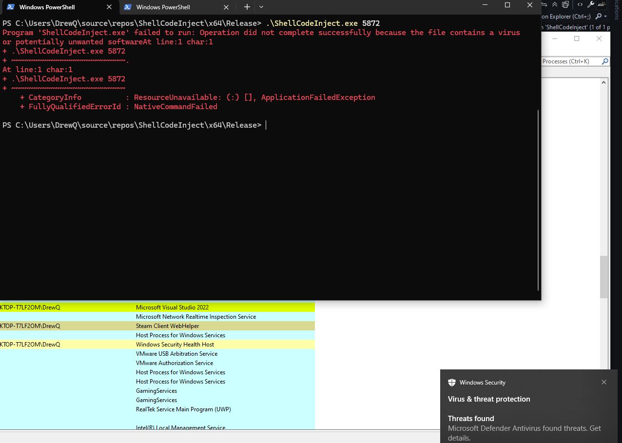 Caught By Windows Defender